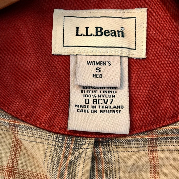 LL Bean Blazer *Burnt Orange/Rust* Small - Picture 6 of 10